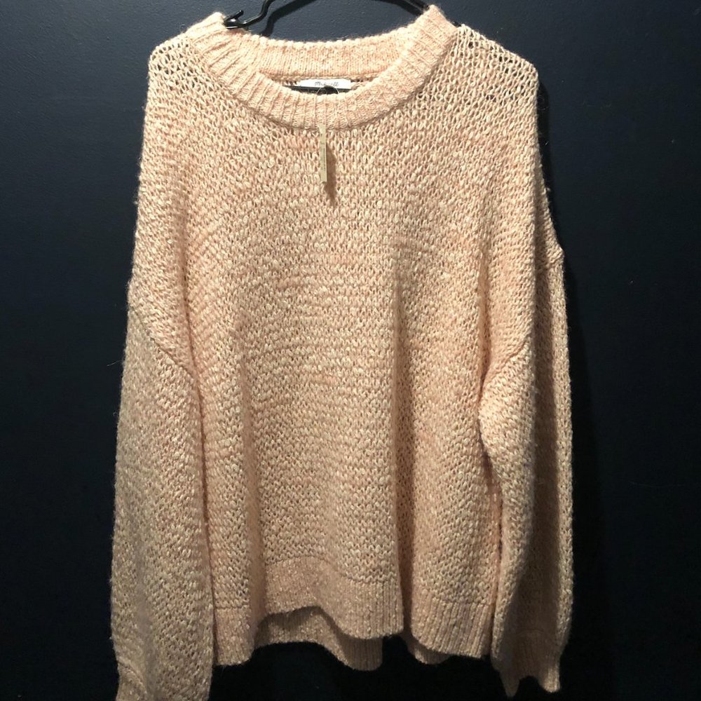 Madewell Balloon Sleeve Knit Sweater NWT